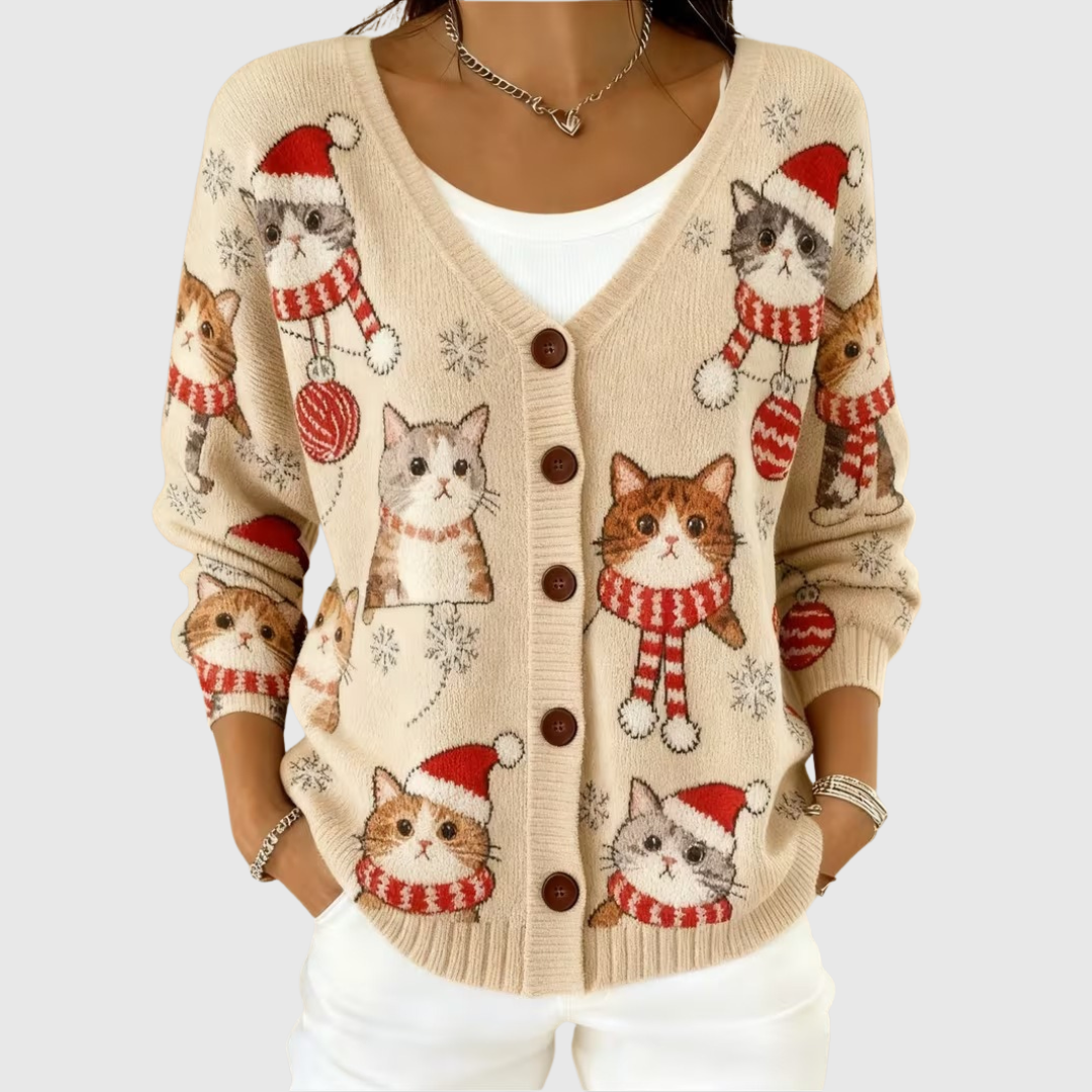 Charlotte | Comfortable Buttoned Knit Cardigan