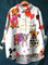 Lotte | Whimsical Blouse Featuring Heart and Animal Designs