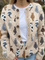 Delilah | Cat Print Autumn Cardigan