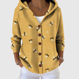 Helene II | Comfortable Knitted Cardigan with Hood