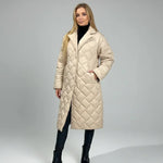 Premium Padded Coat with Leopard-Print Lining