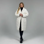 Premium Padded Coat with Leopard-Print Lining