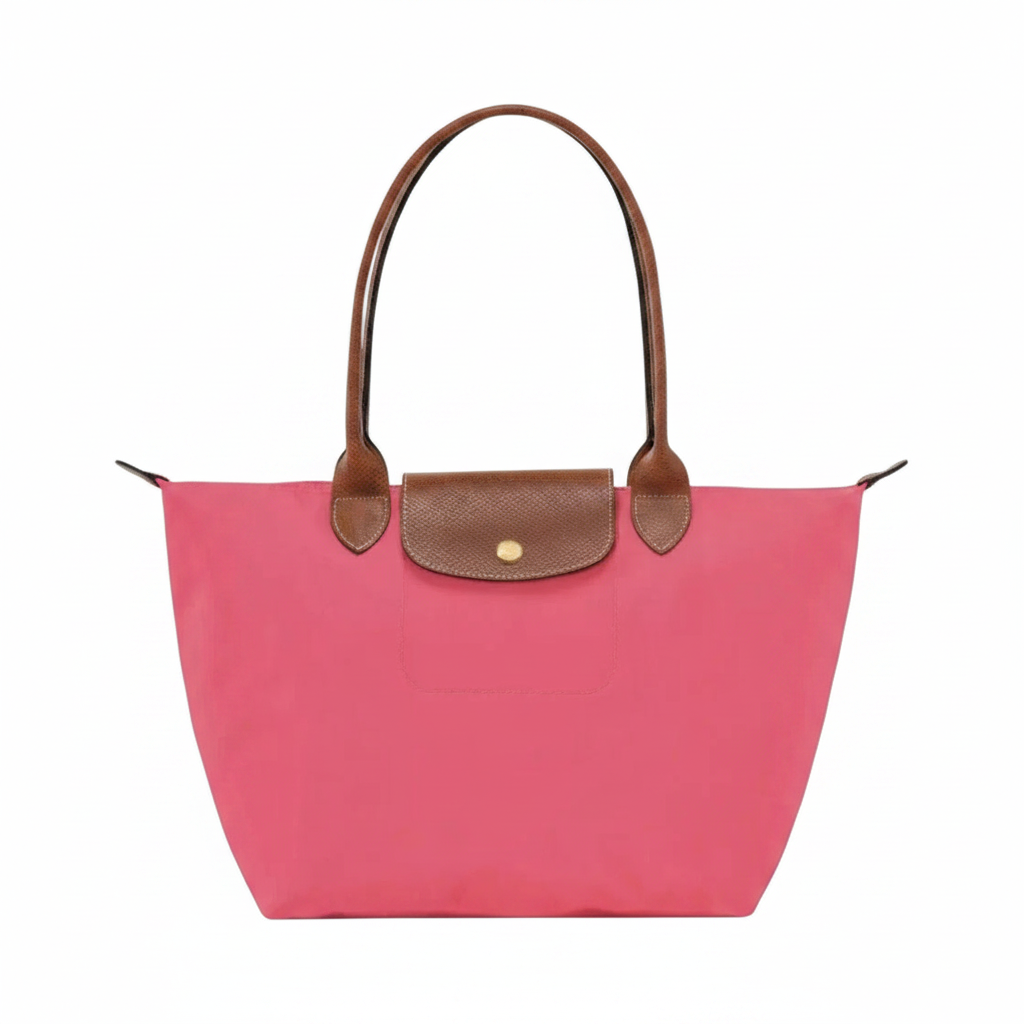 Large Packable Tote Bag, Grenadine