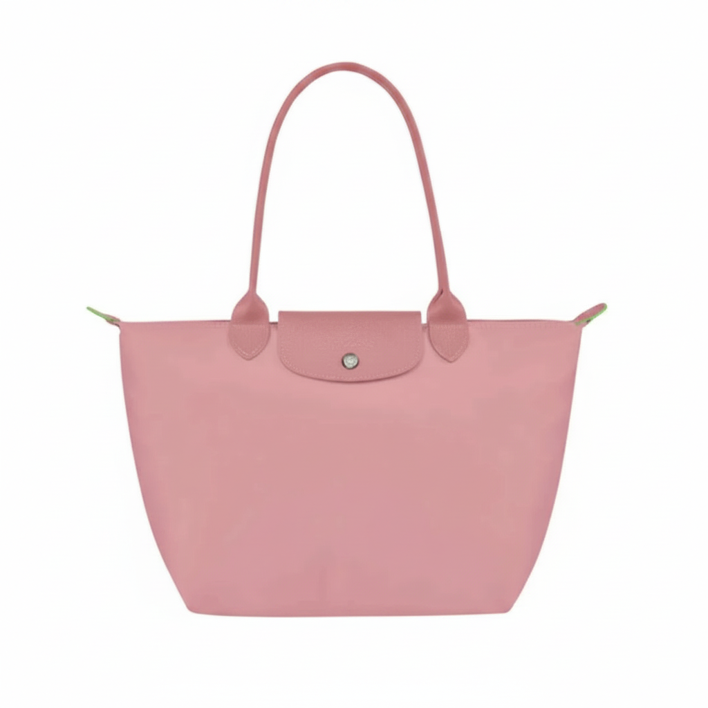 Large Packable Tote Bag, Petale Pink