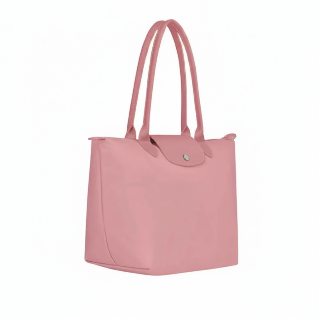 Large Packable Tote Bag, Petale Pink