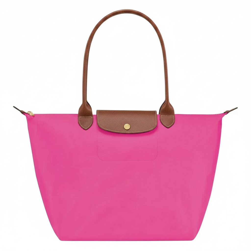 Large Packable Tote Bag, Pink