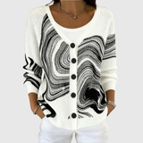Lena | Comfortable Knitted Cardigan with Buttons