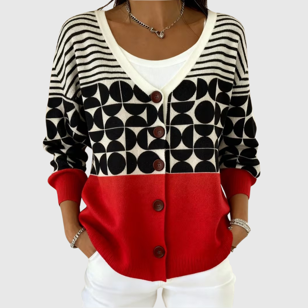 Magdalena | Comfortable Buttoned Knit Cardigan