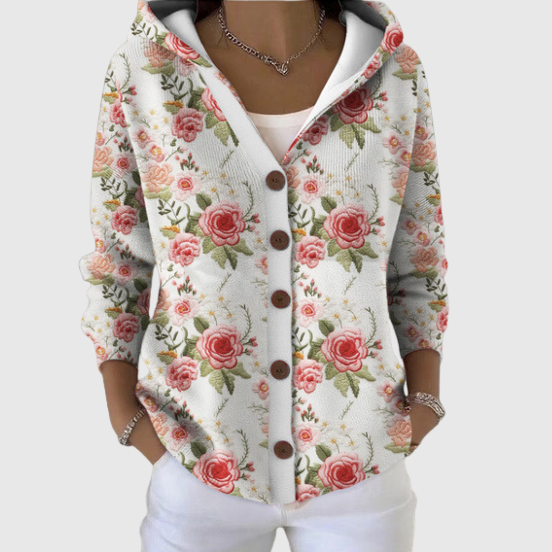 Magdalena | Comfortable Knit Cardigan with Hood