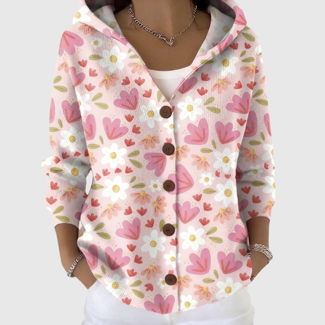 Marlene II | Comfortable Knitted Cardigan with Hood