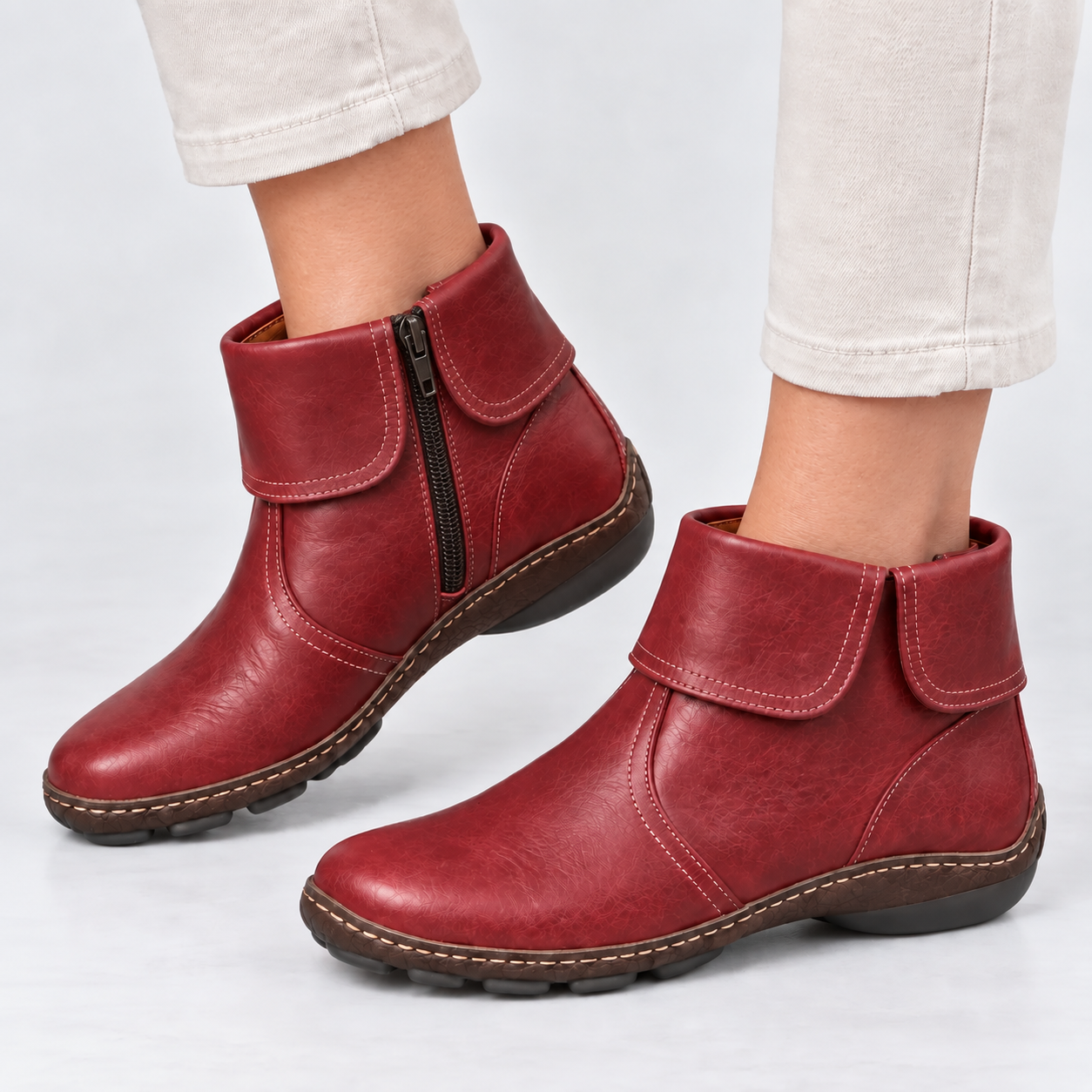 Áine Zip Ankle Boots