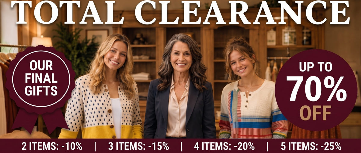 Total clearance banner for collection pages