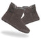 Freya | Fleece-Lined Ankle Boots - Dark Brown