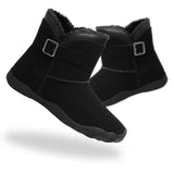 Freya | Fleece-Lined Ankle Boots - Black
