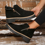 Kathleen Zip Ankle Boots