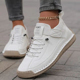 Mia | Cushioned Slip-On Trainers - White