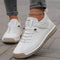 Mia | Cushioned Slip-On Trainers - White