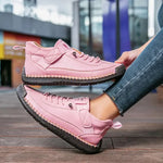 Mia | Cushioned Slip-On Trainers - Pink