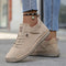 Mia | Cushioned Slip-On Trainers - Beige
