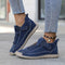 Mia | Cushioned Slip-On Trainers - Blue