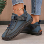Mia | Cushioned Slip-On Trainers - Navy