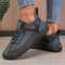 Mia | Cushioned Slip-On Trainers - Navy