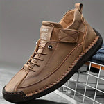 Mia | Cushioned Slip-On Trainers - Brown