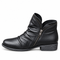 Molly Zip Ankle Boots - Black