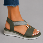 Noreen Cross-Strap Comfort Sandals