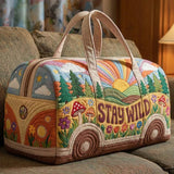 Roamvana | Quilted Travel Duffle Bag