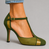 Sylvia T-Bar Mid-Heel Shoes