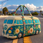 Tealvana | Quilted Travel Duffle Bag