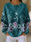 Nora™ - Pullover with Floral Design