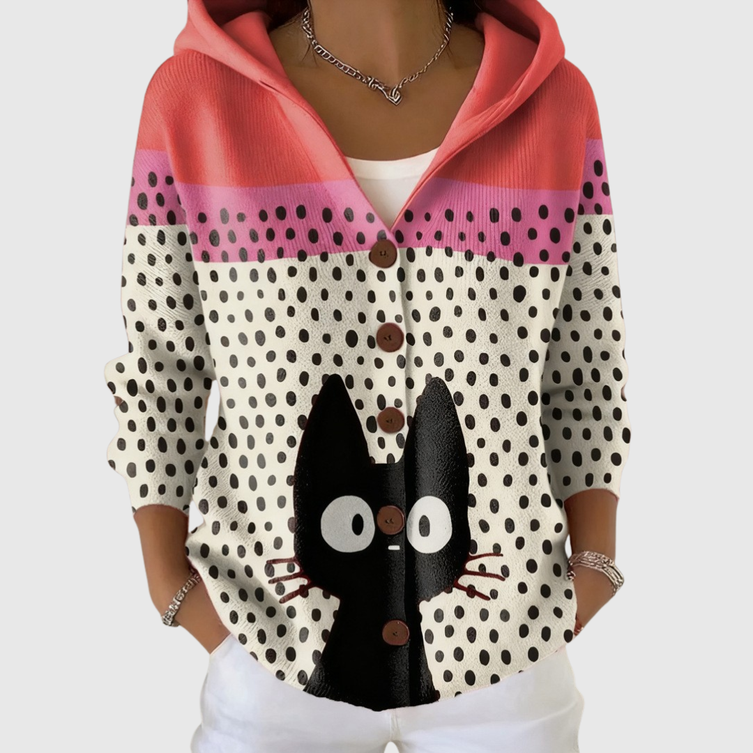 Theresa | Comfortable Knit Cardigan with Hood
