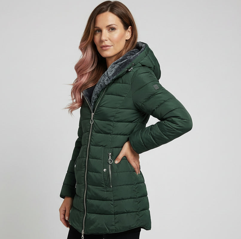 ELVIRA | ELEGANT OVERSIZED HOODED COAT