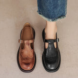Zinnia Mary Jane shoes, heel detail